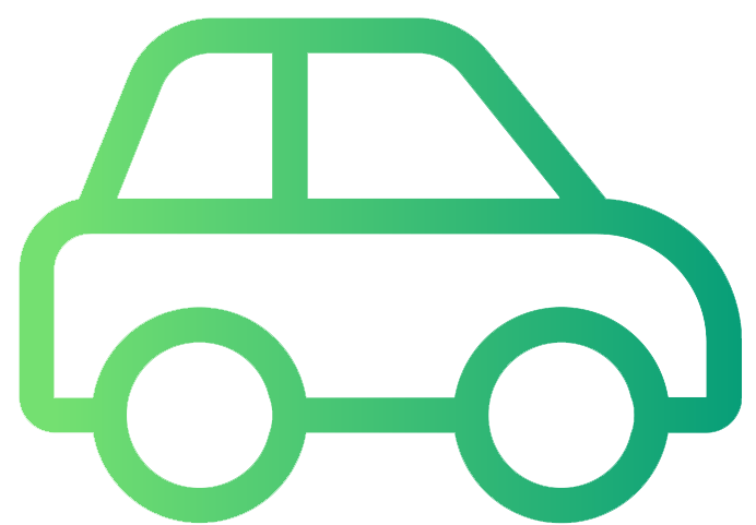 green car graphic