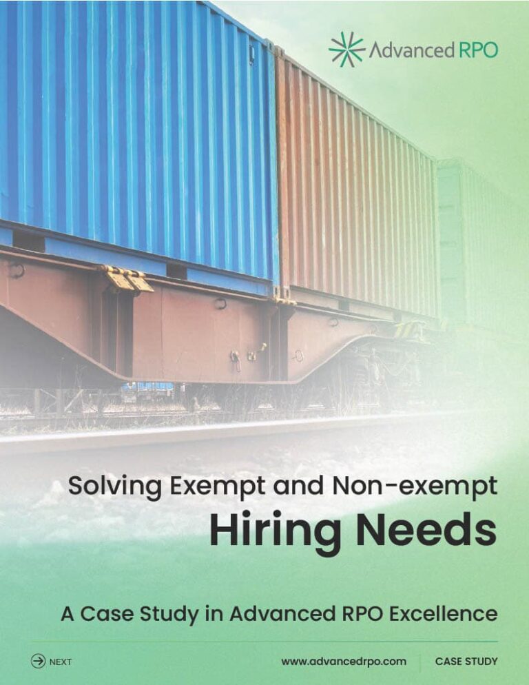 Case Study: Solving Exempt and Non-exempt Hiring Needs