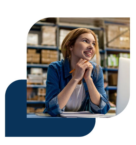 Hourly worker looking at bulletin board