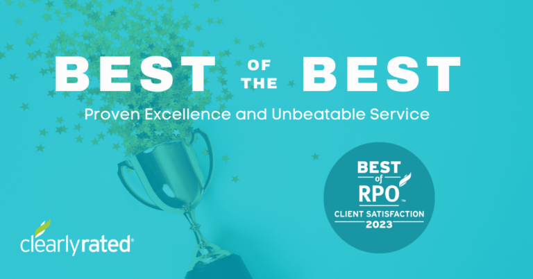 Advanced RPO Wins ClearlyRated’s 2023 Best of RPO Award for Service Excellence