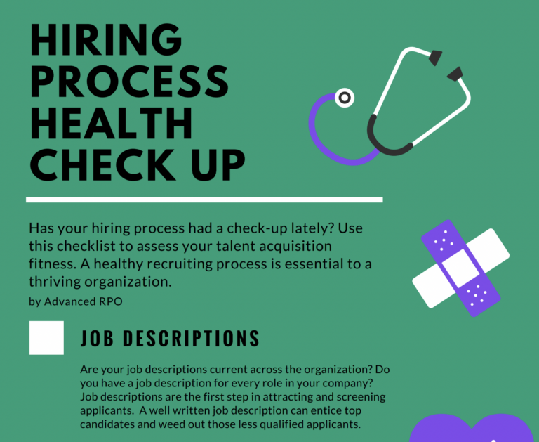 How Healthy is Your Hiring Process Checklist